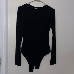 Black Keyhole Bodysuit